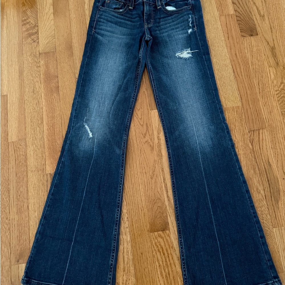 American Eagle Outfitters Dark Blue Flare Jeans